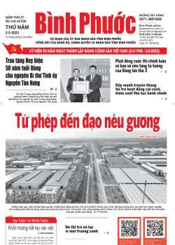 Báo in số 836 Thứ Năm 2-2-2023 