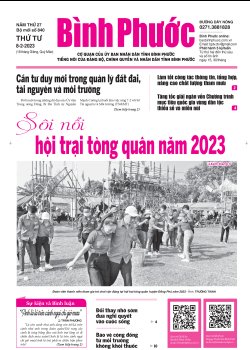 Báo in số 840 Thứ Tư 8-2-2023 