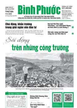 Báo in số 844 Thứ Ba 14-2-2023 