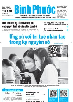 Báo in số 846 Thứ Năm 16-2-2023