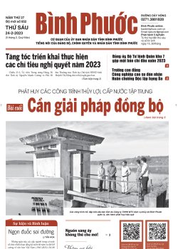 Báo in số 852 Thứ Sáu 24-2-2023
