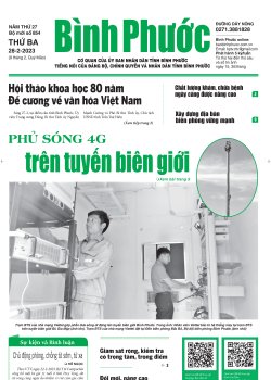 Báo in số 854 Thứ Ba 28-2-2023