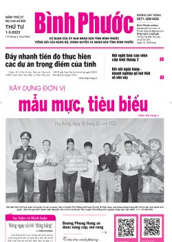 Báo in số 855 Thứ Tư 1-3-2023