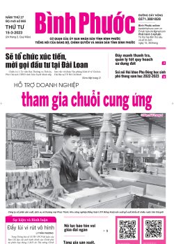 Báo in số 865 Thứ Tư 15-3-2023 
