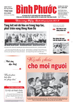 Báo in số 868 Thứ Hai 20-3-2023