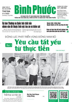 Báo in số 869 Thứ Ba 21-3-2023