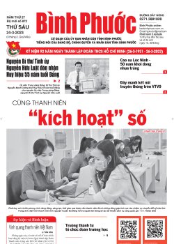 Báo in số 872 Thứ Sáu 24-3-2023 