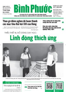 Báo in số 874 Thứ Ba 28-3-2023 