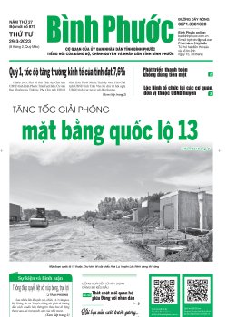 Báo in số 875 Thứ Tư 29-3-2023 