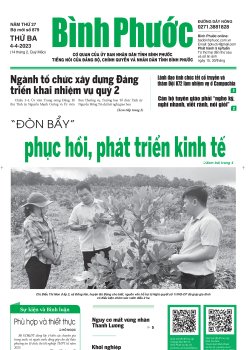 Báo in số 879 Thứ Ba 4-4-2023 