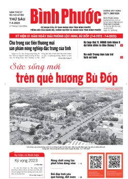 Báo in số 882 Thứ Sáu 7-4-2023