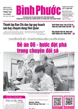 Báo in số 885 Thứ Tư 12-4-2023