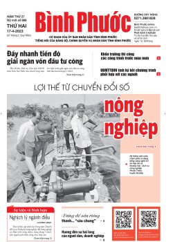 Báo in số 888 Thứ Hai 17-4-2023 