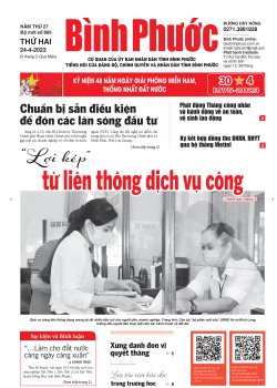 Báo in số 893 Thứ Hai 24-4-2023 
