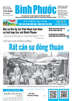 Báo in số 896 Thứ Năm 27-4-2023 