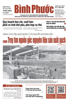 Báo in số 899 Thứ Sáu 5-5-2023 
