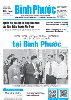Báo in số 903 Thứ Năm 11-5-2023