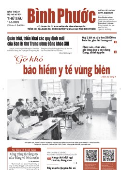 Báo in số 904 Thứ Sáu 12-5-2023