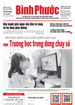Báo in số 905 Thứ Hai 15-5-2023