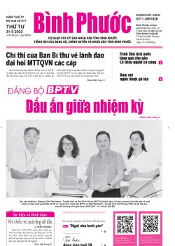 Báo in số 917 Thứ Tư 31-5-2023