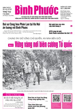 Báo in số 922 Thứ Tư 7-6-2023 	