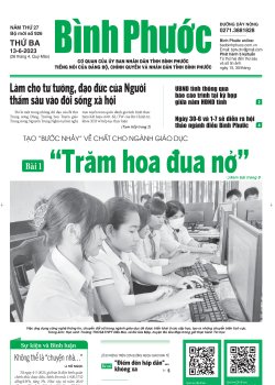 Báo in số 926 Thứ Ba 13-6-2023