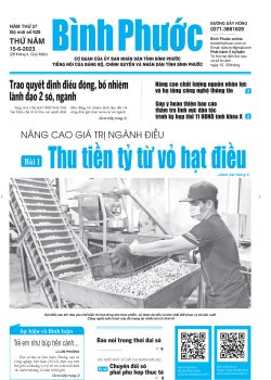 Báo in số 928 Thứ Năm 15-6-2023