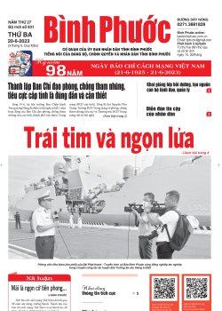 Báo in số 931 Thứ Ba 20-6-2023
