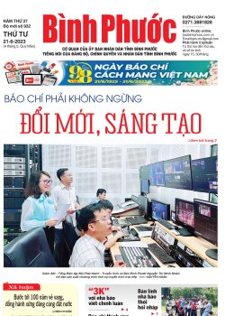 Báo in số 932 Thứ Tư 21-6-2023