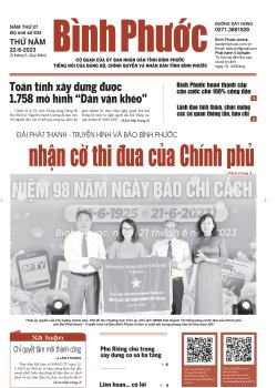 Báo in số 933 Thứ Năm 22-6-2023