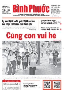 Báo in số 935 Thứ Hai 26-6-2023 	