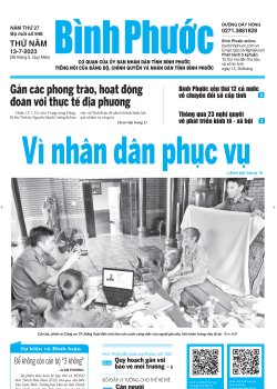 Báo in số 948 Thứ Năm 13-7-2023 