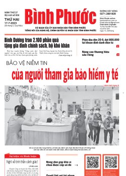 Báo in số 950 Thứ Hai 17-7-2023 