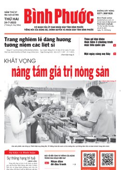 Báo in số 955 Thứ Hai 24-7-2023