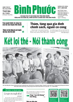 Báo in số 956 Thứ Ba 25-7-2023