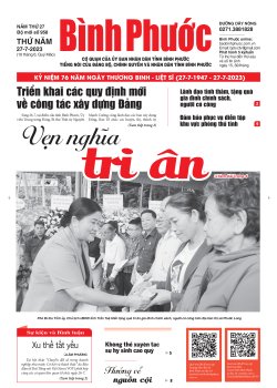 Báo in số 958 Thứ Năm 27-7-2023