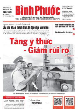 Báo in số 960 Thứ Hai 31-7-2023 