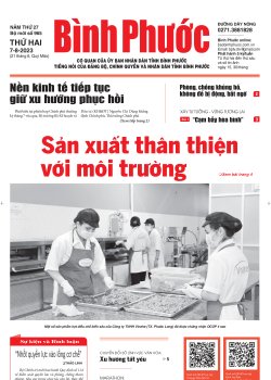 Báo in số 965 Thứ Hai 7-8-2023 