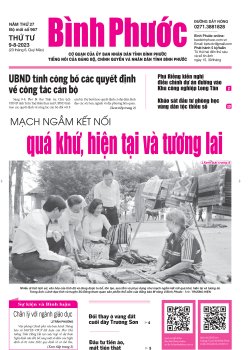 Báo in số 967 Thứ Tư 9-8-2023 