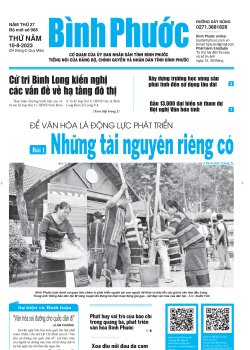 Báo in số 968 Thứ Năm 10-8-2023 
