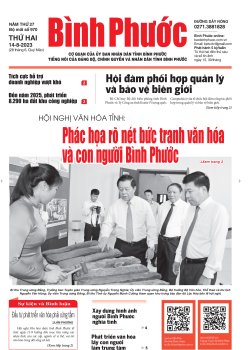 Báo in số 970 Thứ Hai 14-8-2023