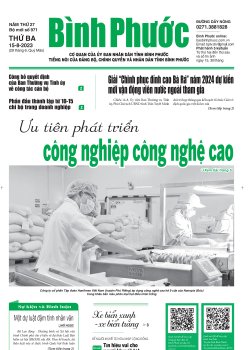 Báo in số 971 Thứ Ba 15-8-2023