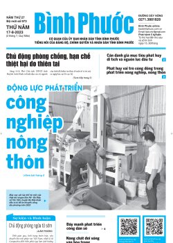 Báo in số 973 Thứ Năm 17-8-2023