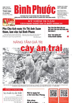 Báo in số 975 Thứ Hai 21-8-2023 