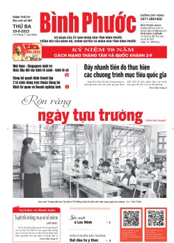 Báo in số 981 Thứ Ba 29-8-2023