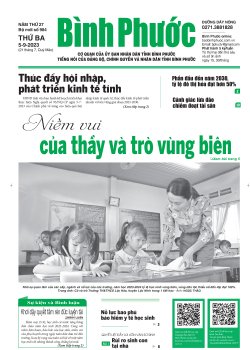 Báo in số 984 Thứ Ba 5-9-2023