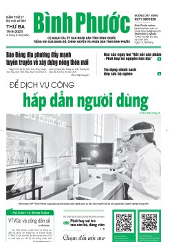 Báo in số 994 Thứ Ba 19-9-2023 
