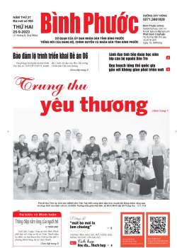 Báo in số 998 Thứ Hai 25-9-2023 