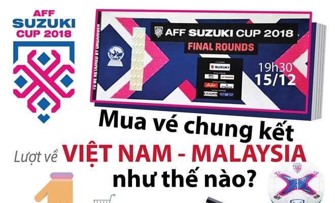 Mua vé chung kết Việt Nam-Malaysia như thế nào?
