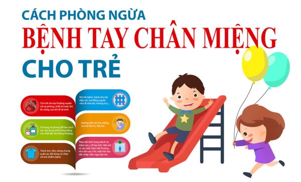 Cách phòng ngừa bệnh tay chân miệng cho trẻ
